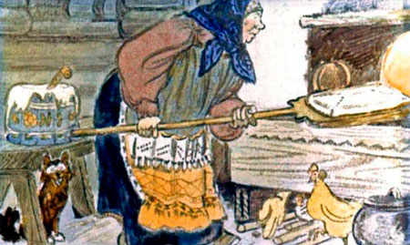 Русская народная сказка. Морозко. Старуха стала блины да пироги печь