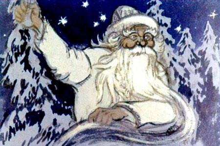 Русская народная сказка. Морозко. Морозко подскочил