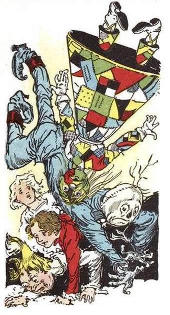 Лоскутушка из Страны Оз. Оджо находит Темный колодец