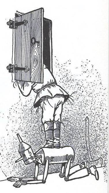 Чудесная Страна Оз Страшила думает