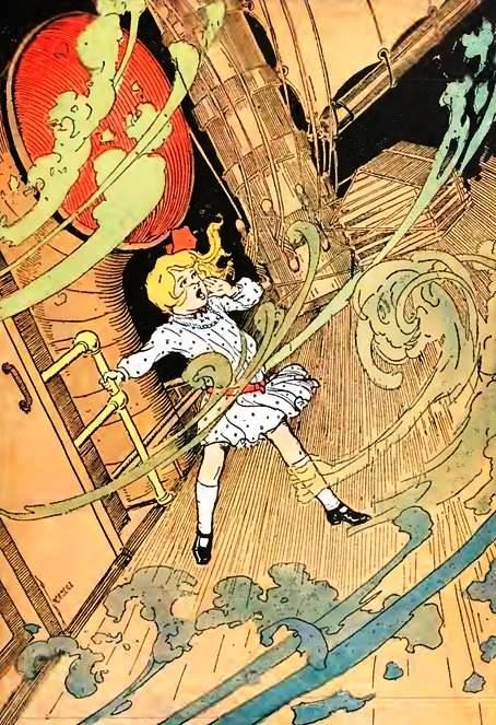 Озма из Страны Оз. Девочка в курятнике