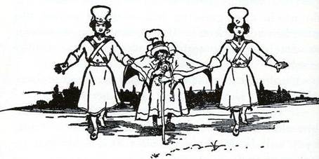 Чудесная Страна Оз. Железный Дровосек срывает розу