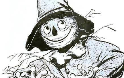 Озма из Страны Оз. Биллина пугает Короля Гномов