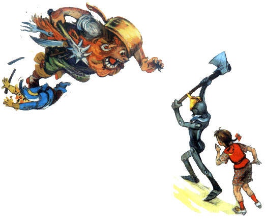 Волшебник Изумрудного города Элли в плену у людоеда