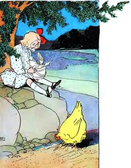 Озма из Страны Оз. Дороти открывает ведерко с обедом