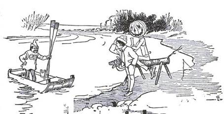 Чудесная Страна Оз. Тыквоголовый Джек въезжает в Изумрудный Город