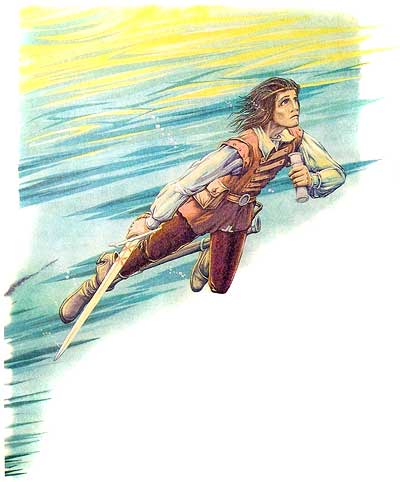 Битва в Подземной стране Схватка с озерным чудовищем