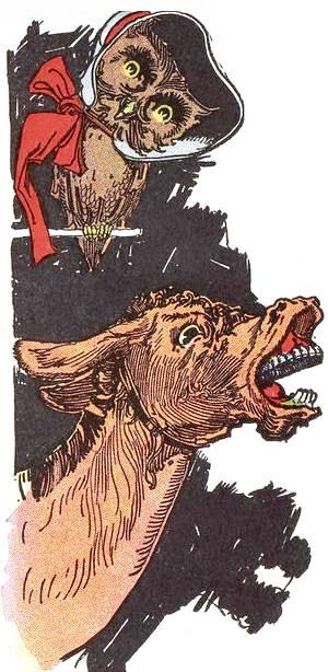 Лоскутушка из Страны Оз. Глупая Сова и Мудрый Осел