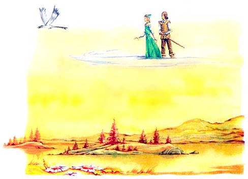 Битва в Подземной стране. Схватка с озерным чудовищем