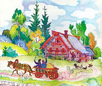 Как Иван-дурак дверь стерёг. Русская народная сказка