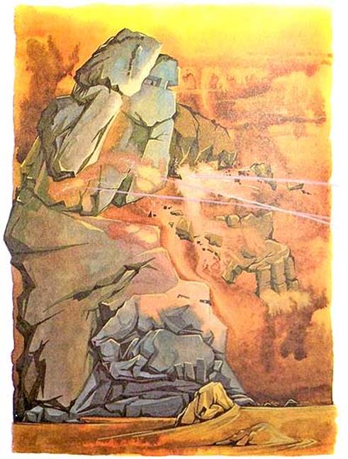 Битва в Подземной стране. Бой на реке