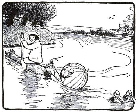 Чудесная Страна Оз. Тыквоголовый Джек въезжает в Изумрудный Город