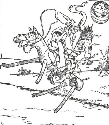 Чудесная Страна Оз. Страшила замышляет побег