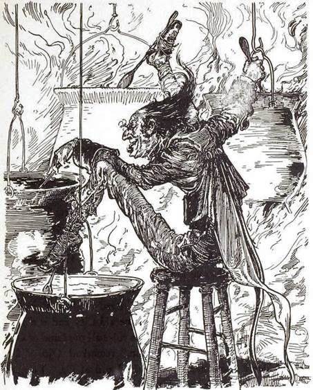 Лоскутушка из Страны Оз. Кривой колдун