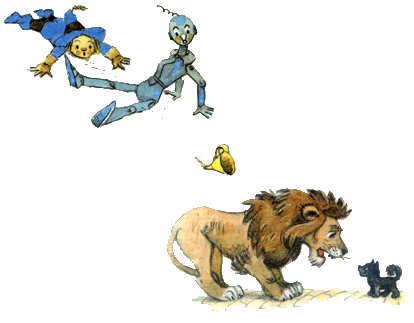 Волшебник Изумрудного города Встреча с трусливым львом