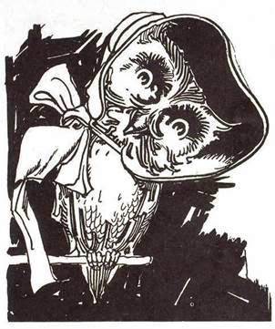 Лоскутушка из Страны Оз. Глупая Сова и Мудрый Осел