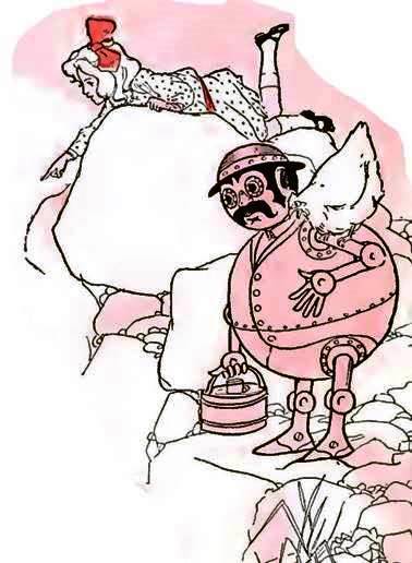 Озма из Страны Оз. Дороти открывает ведерко с обедом