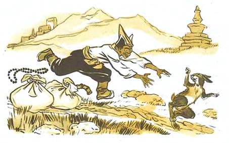 Тибетская сказка. Заяц-победитель