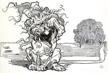 Изумрудный Город Страны Оз Тетя Эм побеждает Льва