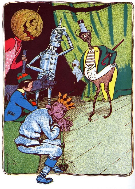 Чудесная Страна Оз. Страшила думает