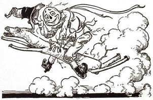 Лоскутушка из Страны Оз. Лоскутушка и Страшила