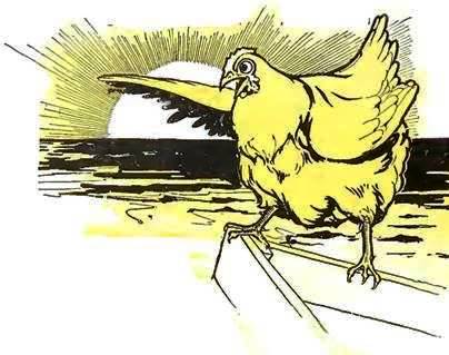 Озма из Страны Оз. Желтая курица