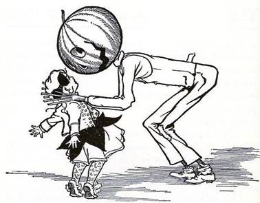 Чудесная Страна Оз. Железный Дровосек срывает розу