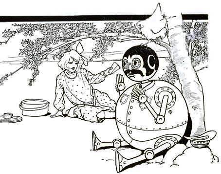 Озма из Страны Оз. Дороти открывает ведерко с обедом