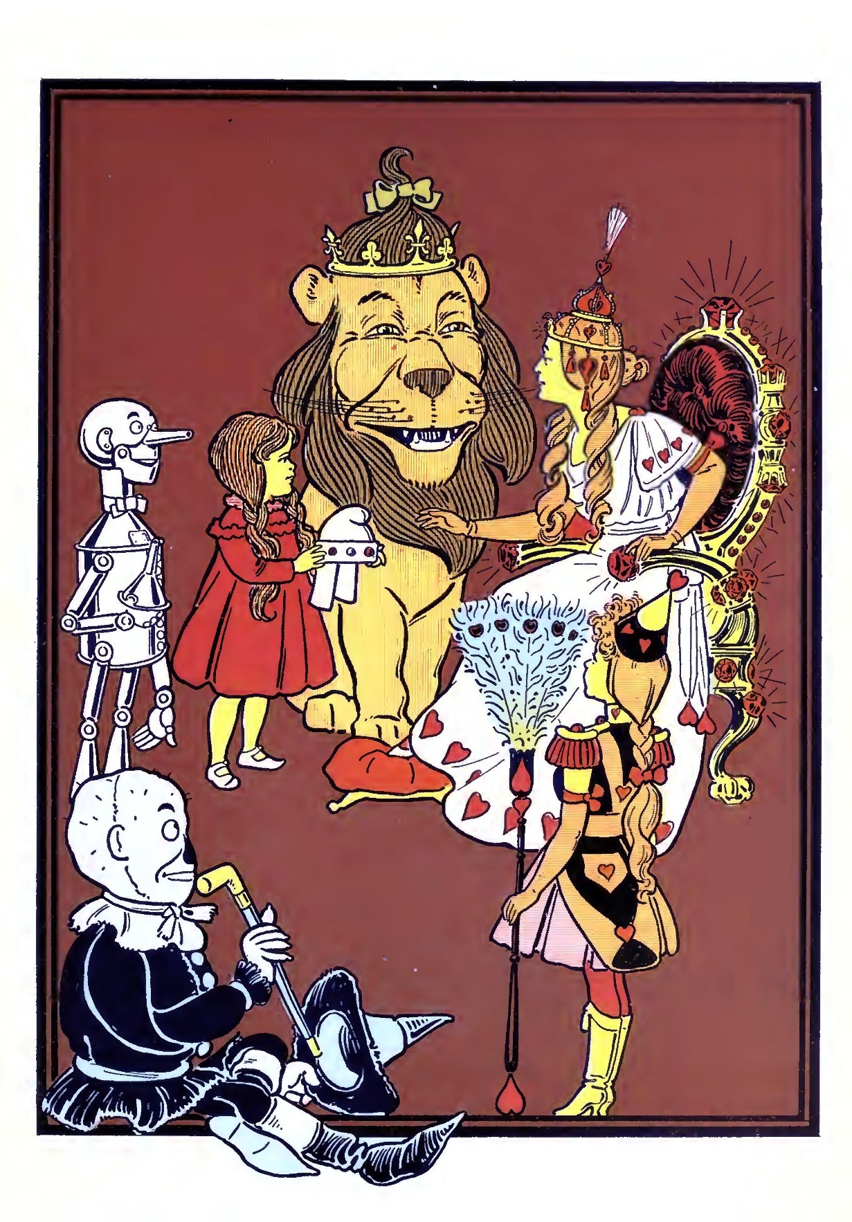 Удивительный Волшебник из Страны Оз Лев становится царем зверей