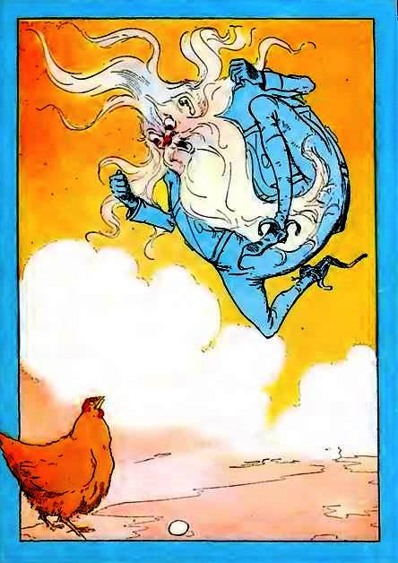 Озма из Страны Оз. Биллина пугает Короля Гномов