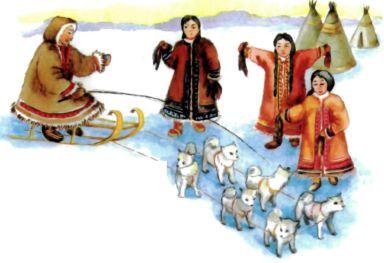 Эскимосская сказка. Голубая бусина