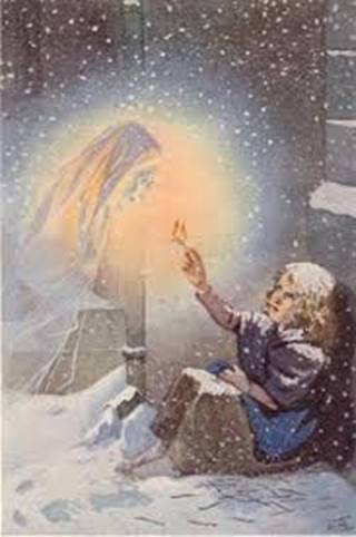 Девочка о спичками