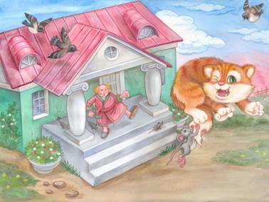 Русская народная сказка о животных. О Ваське-Муське