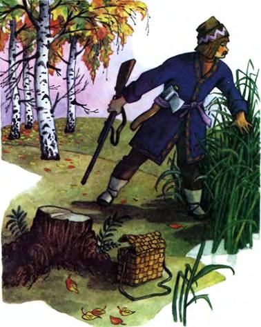 Охотник и змея. Удмуртская сказка