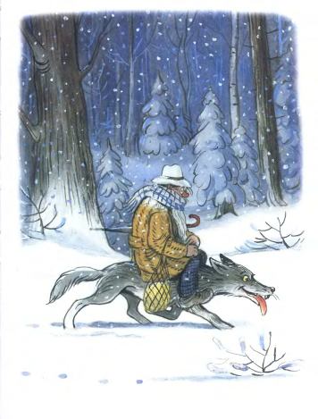 Айболит. Выбегают мохнатые волки: