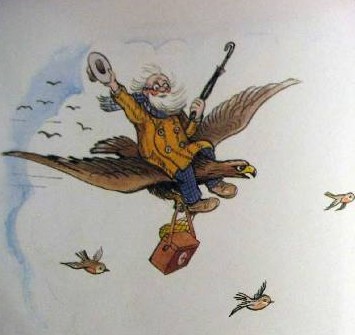 Айболит. И сел на орла Айболит