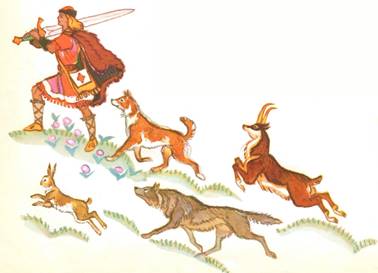 Латышская сказка. Белый олень