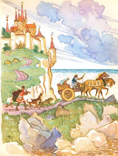 Латышская сказка. Белый олень