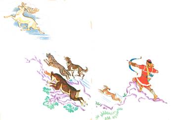 Латышская сказка. Белый олень