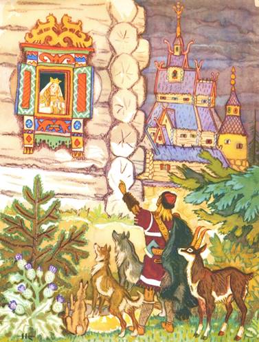 Латышская сказка. Белый олень