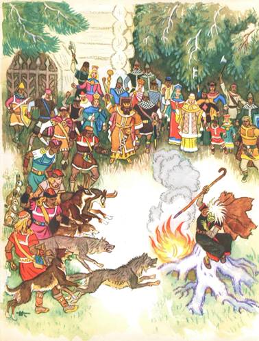 Латышская сказка. Белый олень