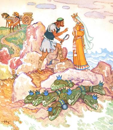 Латышская сказка. Белый олень