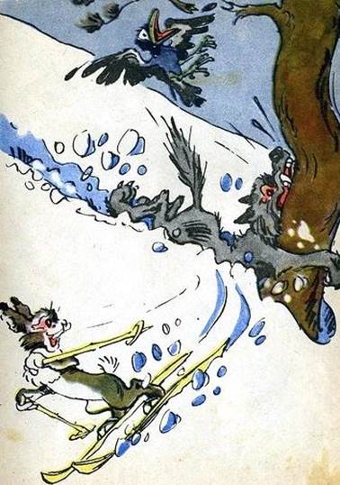 Зайцы и Волк. Михалков С.В.