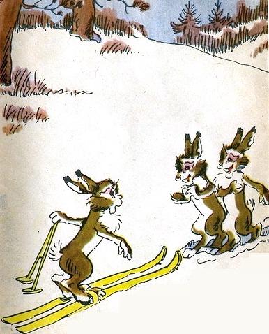 Зайцы и Волк. Михалков С.В.