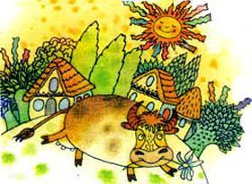 Украинская сказка. Как Микола был коровой