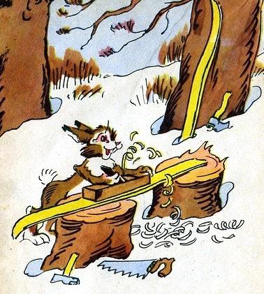 Зайцы и Волк. Михалков С.В.