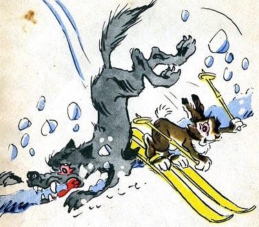 Зайцы и Волк. Михалков С.В.