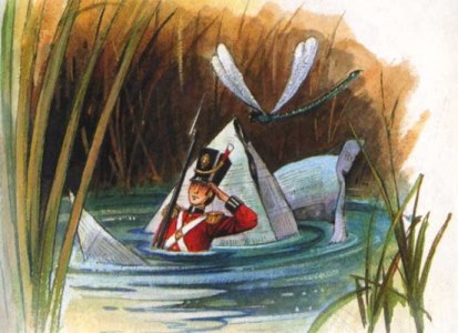 Стойкий оловянный солдатик. Солдатик пошел ко дну