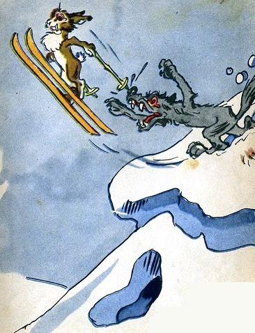 Зайцы и Волк. Михалков С.В.