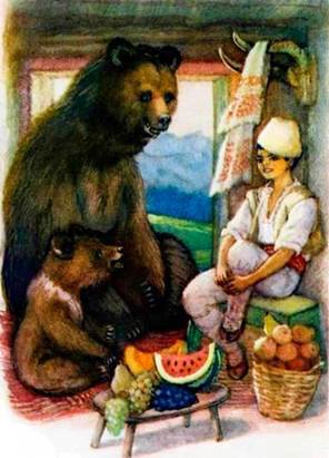 Мальчик и злая медведица. Болгарская сказка